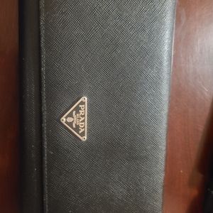 Authentic prada leather wallet